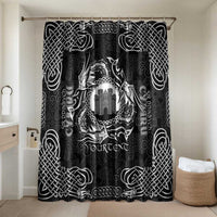 Personalized Denbighshire Sir Ddinbych Bathroom Set Black Gatehouse Denbigh Castle Celtic-inspired - Wonder Print Shop