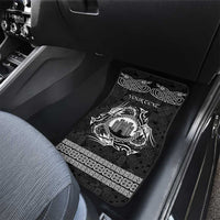 Personalized Denbighshire Sir Ddinbych Car Mats Black Gatehouse Denbigh Castle Celtic-inspired - Wonder Print Shop