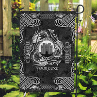 Personalized Denbighshire Sir Ddinbych Garden Flag Black Gatehouse Denbigh Castle Celtic-inspired - Wonder Print Shop