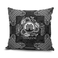 Personalized Denbighshire Sir Ddinbych Pillow Cover Black Gatehouse Denbigh Castle Celtic-inspired - Wonder Print Shop
