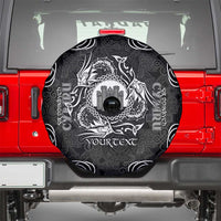 Personalized Denbighshire Sir Ddinbych Spare Tire Cover Black Gatehouse Denbigh Castle Celtic-inspired - Wonder Print Shop