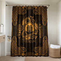 Personalized Denbighshire Sir Ddinbych Bathroom Set Gold Gatehouse Denbigh Castle Celtic-inspired - Wonder Print Shop