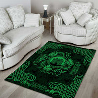 Personalized Denbighshire Sir Ddinbych Area Rug Green Gatehouse Denbigh Castle Celtic-inspired - Wonder Print Shop