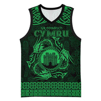 Personalized Denbighshire Sir Ddinbych Basketball Jersey Green Gatehouse Denbigh Castle Celtic-inspired - Wonder Print Shop