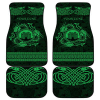 Personalized Denbighshire Sir Ddinbych Car Mats Green Gatehouse Denbigh Castle Celtic-inspired - Wonder Print Shop