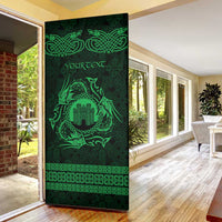 Personalized Denbighshire Sir Ddinbych Door Cover Green Gatehouse Denbigh Castle Celtic-inspired - Wonder Print Shop