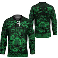 Personalized Denbighshire Sir Ddinbych Hockey Jersey Green Gatehouse Denbigh Castle Celtic-inspired - Wonder Print Shop