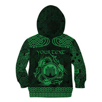Personalized Denbighshire Sir Ddinbych Kid Hoodie Green Gatehouse Denbigh Castle Celtic-inspired - Wonder Print Shop