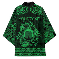 Personalized Denbighshire Sir Ddinbych Kimono Green Gatehouse Denbigh Castle Celtic-inspired - Wonder Print Shop