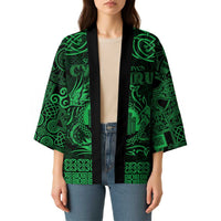 Personalized Denbighshire Sir Ddinbych Kimono Green Gatehouse Denbigh Castle Celtic-inspired - Wonder Print Shop