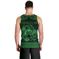 Personalized Denbighshire Sir Ddinbych Men Tank Top Green Gatehouse Denbigh Castle Celtic-inspired - Wonder Print Shop