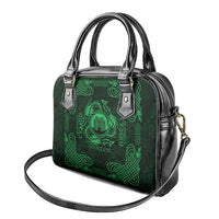Personalized Denbighshire Sir Ddinbych Shoulder Handbag Green Gatehouse Denbigh Castle Celtic-inspired - Wonder Print Shop
