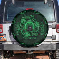Personalized Denbighshire Sir Ddinbych Spare Tire Cover Green Gatehouse Denbigh Castle Celtic-inspired - Wonder Print Shop