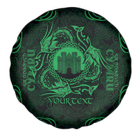 Personalized Denbighshire Sir Ddinbych Spare Tire Cover Green Gatehouse Denbigh Castle Celtic-inspired - Wonder Print Shop