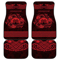 Personalized Denbighshire Sir Ddinbych Car Mats Red Gatehouse Denbigh Castle Celtic-inspired - Wonder Print Shop