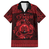 Personalized Denbighshire Sir Ddinbych Hawaiian Shirt Red Gatehouse Denbigh Castle Celtic-inspired - Wonder Print Shop