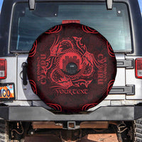 Personalized Denbighshire Sir Ddinbych Spare Tire Cover Red Gatehouse Denbigh Castle Celtic-inspired - Wonder Print Shop