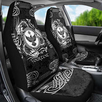 Personalized Glamorgan Morgannwg Car Seat Cover Black Raven Celtic-inspired - Wonder Print Shop