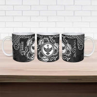 Personalized Glamorgan Morgannwg Ceramic Mug Black Raven Celtic-inspired - Wonder Print Shop