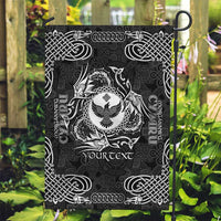 Personalized Glamorgan Morgannwg Garden Flag Black Raven Celtic-inspired - Wonder Print Shop