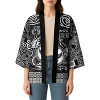 Personalized Glamorgan Morgannwg Kimono Black Raven Celtic-inspired - Wonder Print Shop