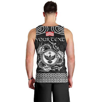 Personalized Glamorgan Morgannwg Men Tank Top Black Raven Celtic-inspired - Wonder Print Shop
