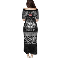 Personalized Glamorgan Morgannwg Puletasi Black Raven Celtic-inspired - Wonder Print Shop