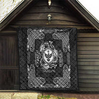 Personalized Glamorgan Morgannwg Quilt Black Raven Celtic-inspired - Wonder Print Shop