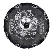 Personalized Glamorgan Morgannwg Spare Tire Cover Black Raven Celtic-inspired - Wonder Print Shop