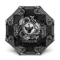 Personalized Glamorgan Morgannwg Umbrella Black Raven Celtic-inspired - Wonder Print Shop