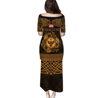 Personalized Glamorgan Morgannwg Puletasi Gold Raven Celtic-inspired - Wonder Print Shop