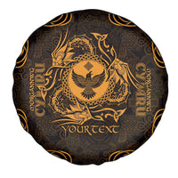 Personalized Glamorgan Morgannwg Spare Tire Cover Gold Raven Celtic-inspired - Wonder Print Shop