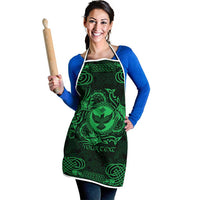 Personalized Glamorgan Morgannwg Apron Green Raven Celtic-inspired - Wonder Print Shop