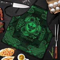 Personalized Glamorgan Morgannwg Apron Green Raven Celtic-inspired - Wonder Print Shop