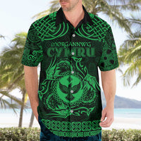 Personalized Glamorgan Morgannwg Hawaiian Shirt Green Raven Celtic-inspired - Wonder Print Shop