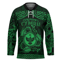 Personalized Glamorgan Morgannwg Hockey Jersey Green Raven Celtic-inspired - Wonder Print Shop