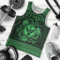Personalized Glamorgan Morgannwg Men Tank Top Green Raven Celtic-inspired - Wonder Print Shop