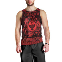 Personalized Glamorgan Morgannwg Men Tank Top Red Raven Celtic-inspired - Wonder Print Shop