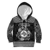 Personalized Merionethshire Meirionnydd Kid Hoodie Black Wolf Celtic-inspired - Wonder Print Shop