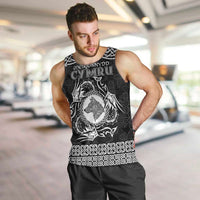 Personalized Merionethshire Meirionnydd Men Tank Top Black Wolf Celtic-inspired - Wonder Print Shop
