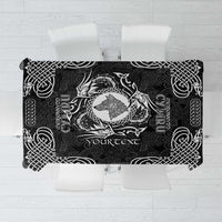 Personalized Merionethshire Meirionnydd Tablecloth Black Wolf Celtic-inspired - Wonder Print Shop