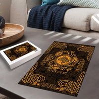 Personalized Merionethshire Meirionnydd Puzzle Gold Wolf Celtic-inspired - Wonder Print Shop