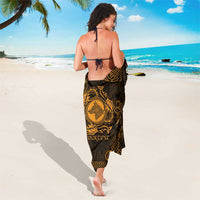 Personalized Merionethshire Meirionnydd Sarong Gold Wolf Celtic-inspired - Wonder Print Shop