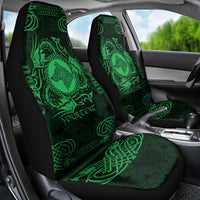 Personalized Merionethshire Meirionnydd Car Seat Cover Green Wolf Celtic-inspired - Wonder Print Shop