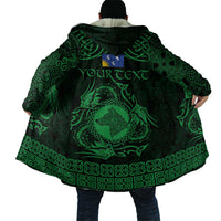 Personalized Merionethshire Meirionnydd Cloak Green Wolf Celtic-inspired - Wonder Print Shop