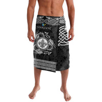 Personalized Monmouthshire Sir Fynwy Lavalava Black Fleur-de-lis Celtic-inspired - Wonder Print Shop