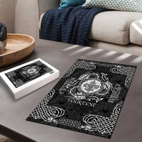 Personalized Monmouthshire Sir Fynwy Puzzle Black Fleur-de-lis Celtic-inspired - Wonder Print Shop