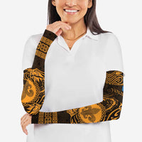 Personalized Monmouthshire Sir Fynwy Arm Sleeves Gold Fleur-de-lis Celtic-inspired - Wonder Print Shop