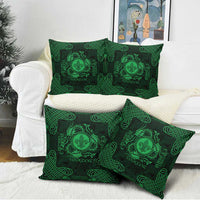 Personalized Monmouthshire Sir Fynwy Pillow Cover Green Fleur-de-lis Celtic-inspired - Wonder Print Shop