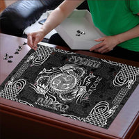 Personalized Montgomeryshire Sir Drefaldwyn Puzzle Black Water Triskele Celtic-inspired - Wonder Print Shop